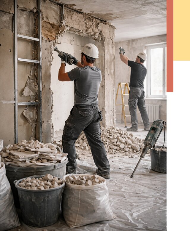 Демонтажные работы в Острогожске от 2816 руб. — услуги и цена под ключ | ОТДЕЛОЧНИК-Стг