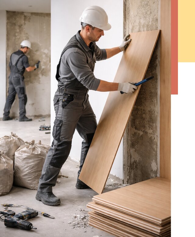 Демонтаж стеновых панелей в Острогожске от 3651 руб. за м² быстро и недорого | ОТДЕЛОЧНИК-Стг