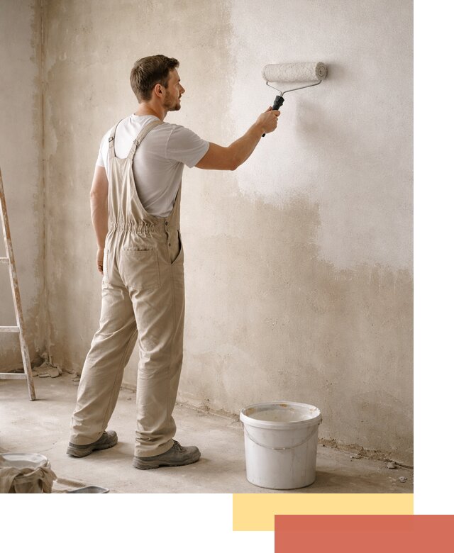 Грунтовка стен под отделку в Острогожске профессиональным раствором