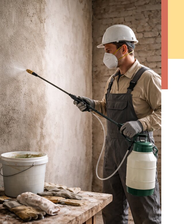 Антисептическая обработка стен в Острогожске от 1252 руб. — быстро и недорого | ОТДЕЛОЧНИК-Стг