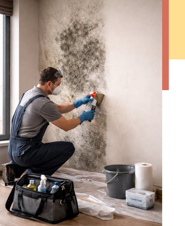 Удаление плесени со стен в Острогожске от 2243 руб. — быстро и недорого | ОТДЕЛОЧНИК-Стг