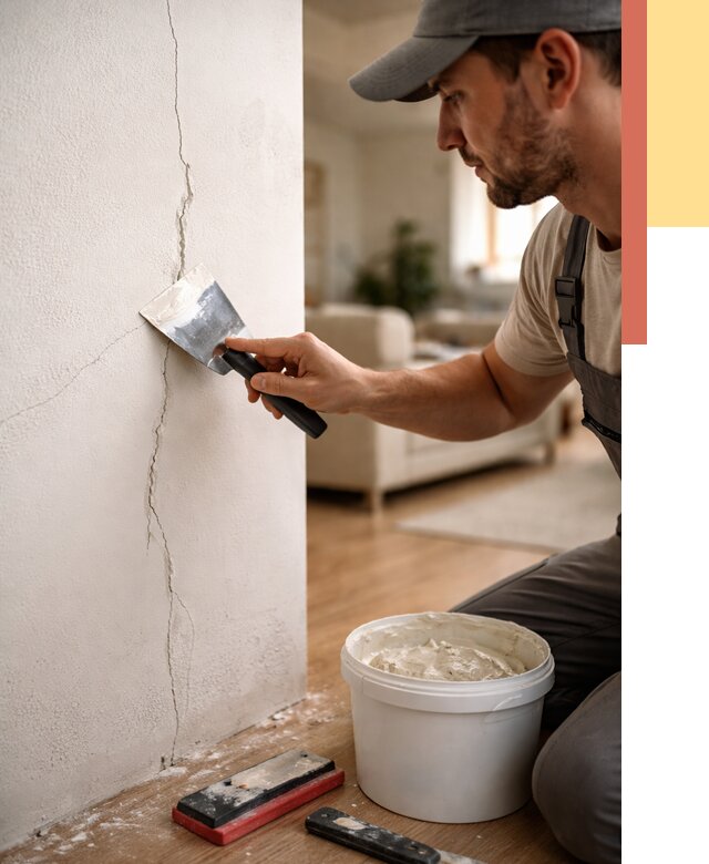 Заделка трещин и сколов в Острогожске от 2556 руб. — быстро и недорого | ОТДЕЛОЧНИК-Стг