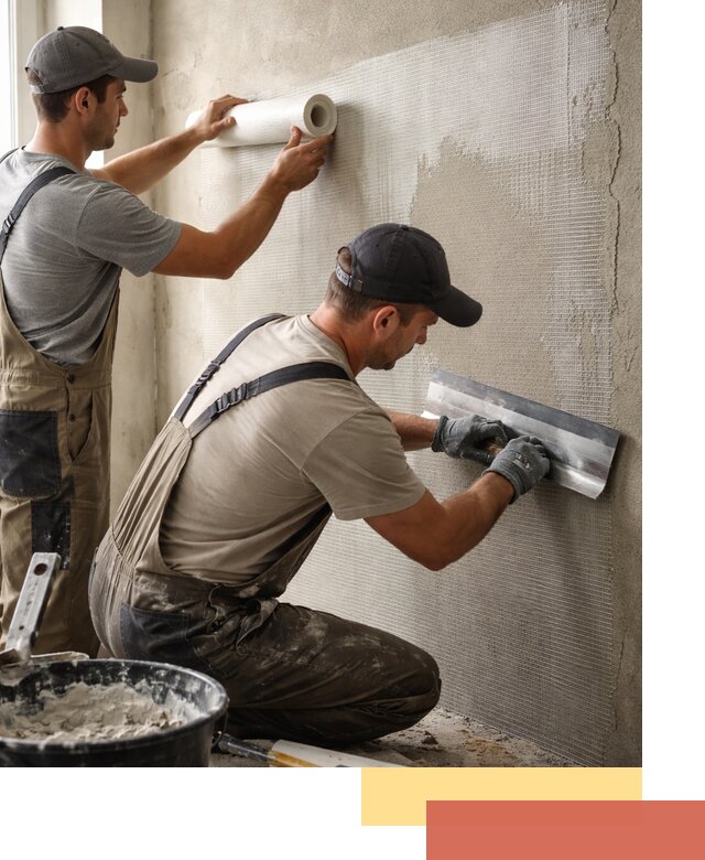 Армирование стен стеклосеткой в Острогожске для прочной отделки