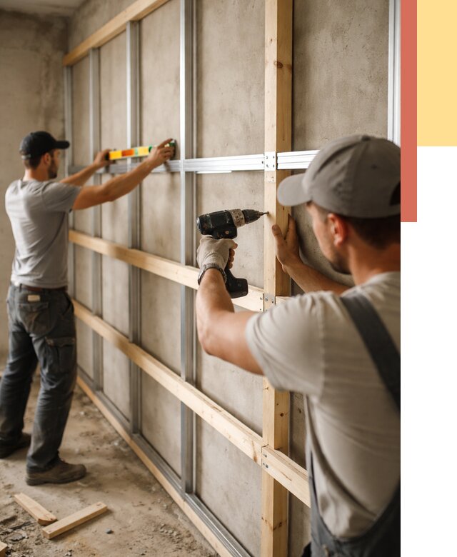 Устройство обрешетки под панели в Острогожске от 2191 руб. — монтаж под ключ | ОТДЕЛОЧНИК-Стг