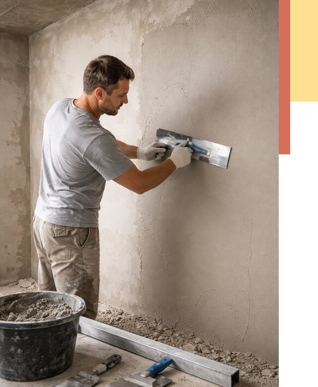 Штукатурка стен без маяков в Острогожске от 7510 руб/м2 — услуги и цена | ОТДЕЛОЧНИК-Стг