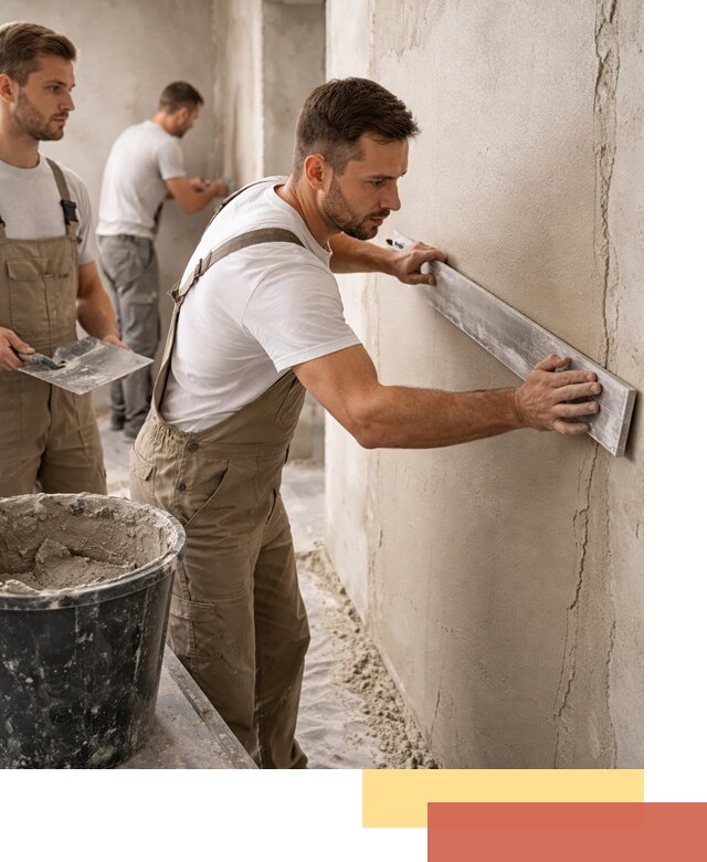 Штукатурка стен без маяков в Острогожске быстро и качественно