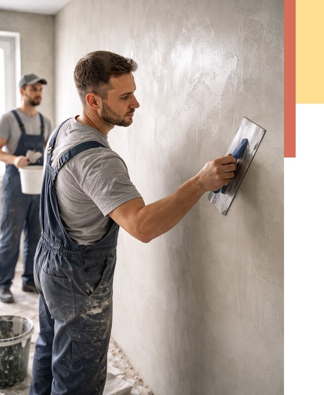 Глянцевание штукатурки стен в Острогожске от 7823 руб. — услуги и затирка | ОТДЕЛОЧНИК-Стг