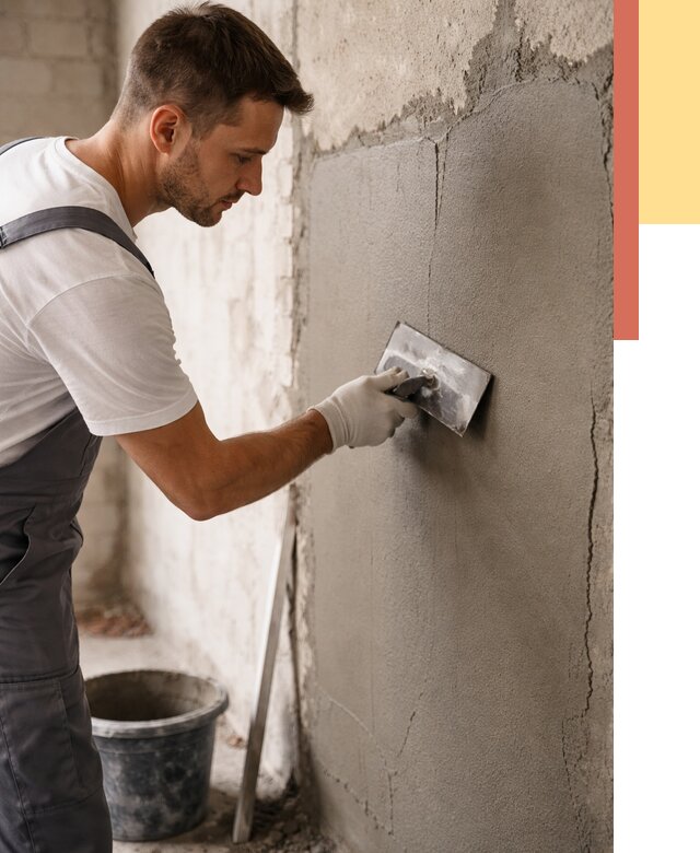 Штукатурка стен под плитку в Острогожске от 4381 руб./м2 — выравнивание под плитку | ОТДЕЛОЧНИК-Стг