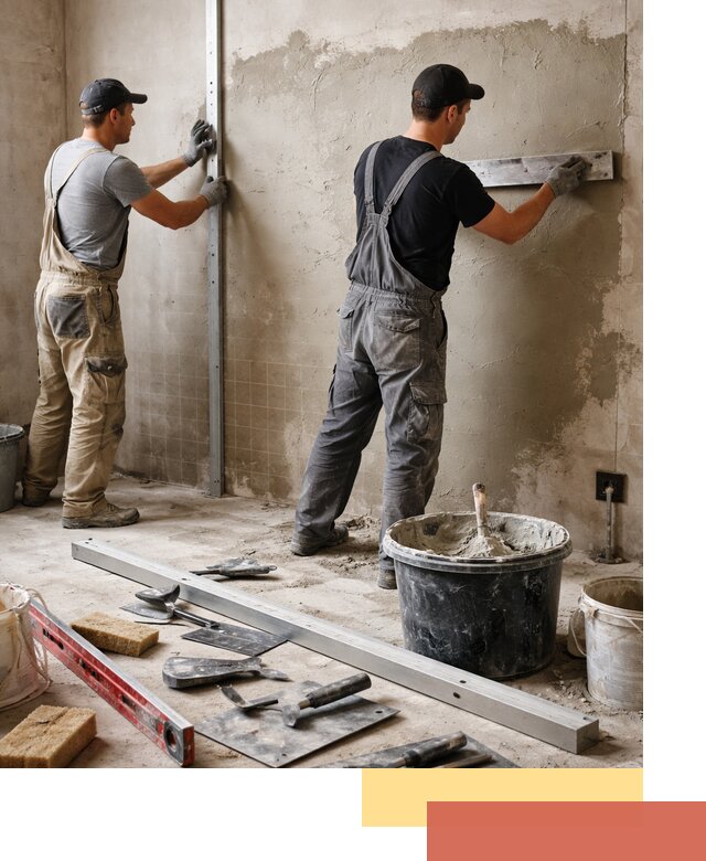 Профессиональная штукатурка стен под плитку в Острогожске