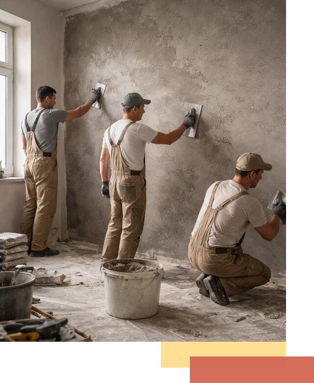 Декоративная штукатурка под бетон в Острогожске для стен и потолков