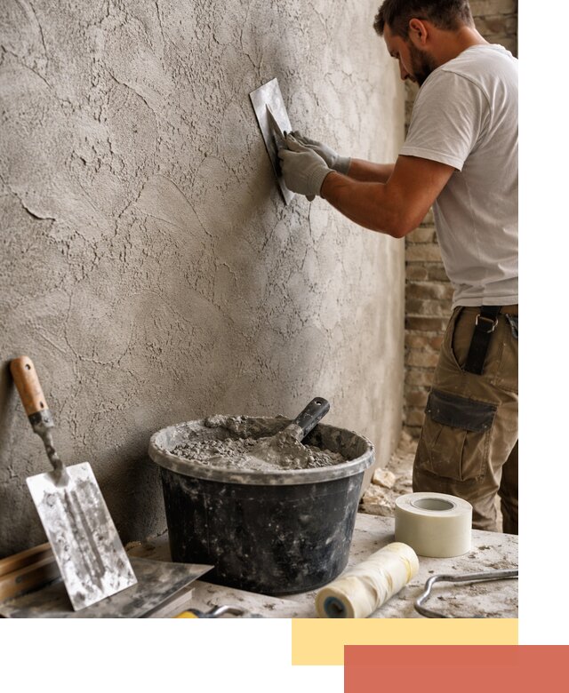 Декоративная штукатурка лофт в Острогожске — отделка стен и потолков