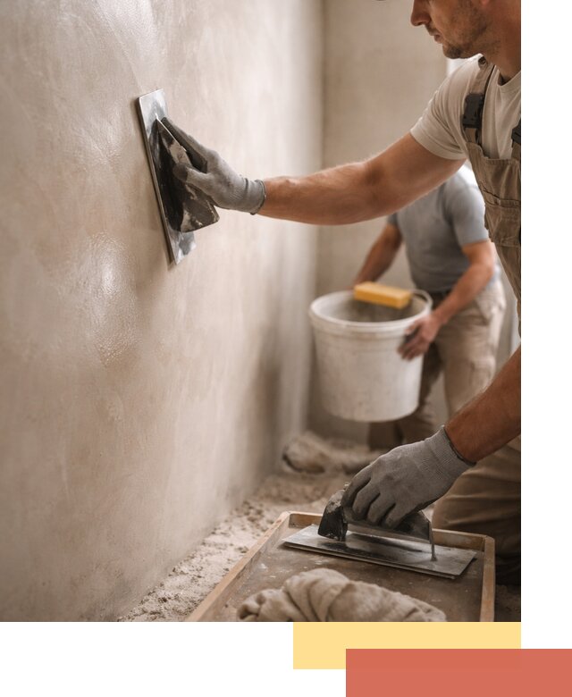 Нанесение марокканской штукатурки таделакт в Острогожске