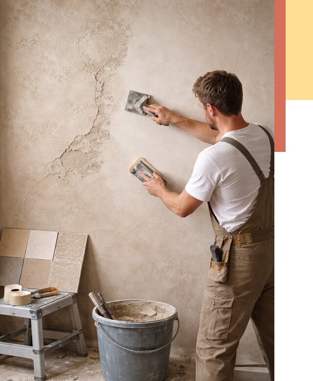 Ремонт декоративной штукатурки в Острогожске от 4694 руб. под ключ | ОТДЕЛОЧНИК-Стг