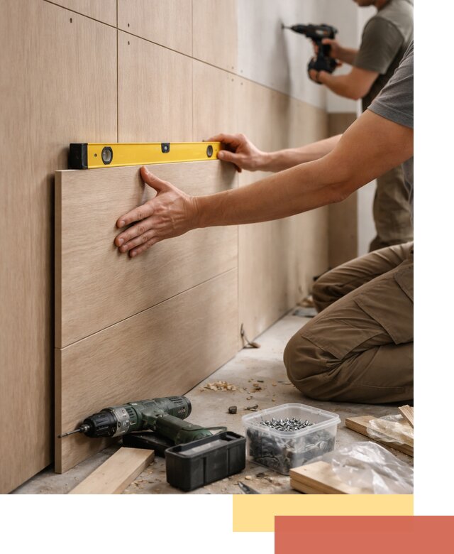 Профессиональный монтаж МДФ панелей на стены в Острогожске