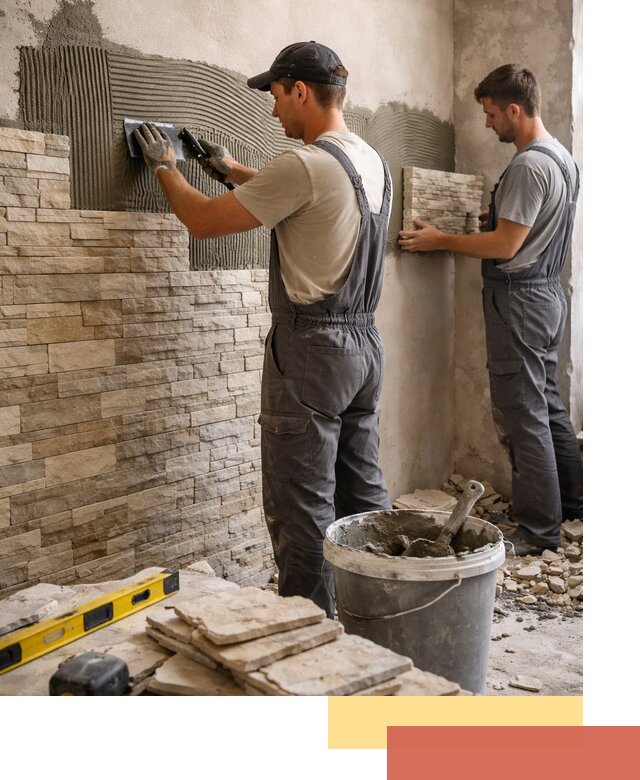 Монтаж искусственного камня в Острогожске — облицовка стен и фасадов