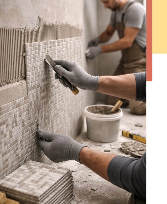 Облицовка стен мозаикой в Острогожске от 3338 руб/м2 — укладка мозаики на стены | ОТДЕЛОЧНИК-Стг