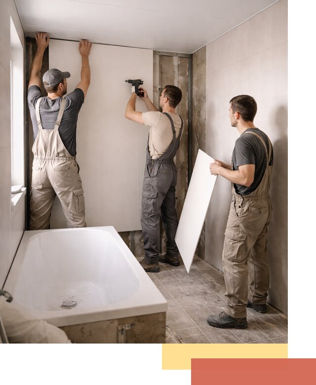 Отделка ванной панели ПВХ профессионально в Острогожске