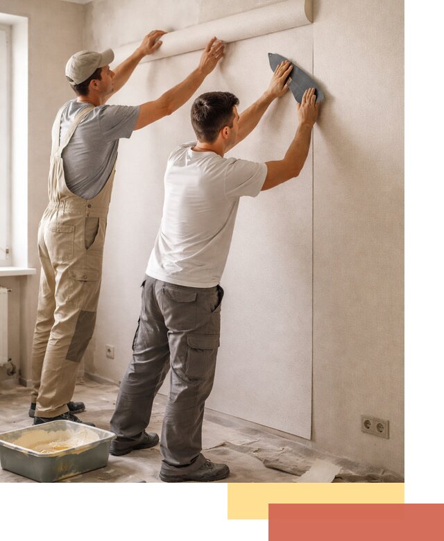 Поклейка виниловых обоев в Острогожске профессионально и качественно