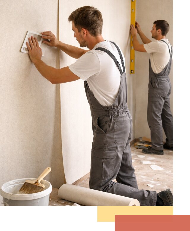 Поклейка бумажных обоев в Острогожске качественно и недорого