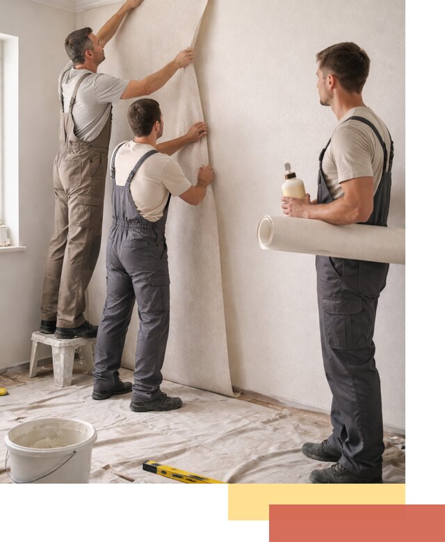 Оклейка стен обоями в Острогожске — качественно и профессионально