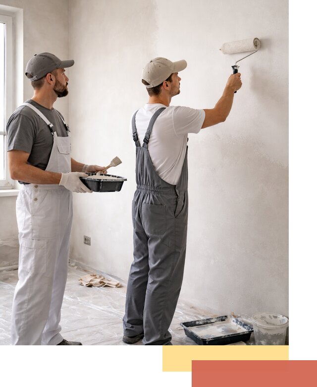 Покраска стен водоэмульсионной краской в Острогожске