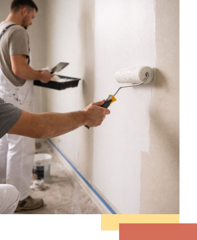 Покраска стен акриловой краской профессионально в Острогожске