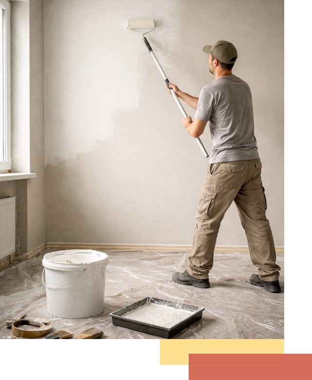 Покраска стен латексной краской в Острогожске качественно и быстро