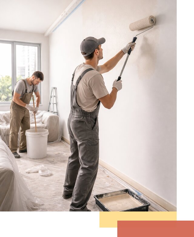 Покраска стен в офисе в Острогожске — быстрый и качественный ремонт