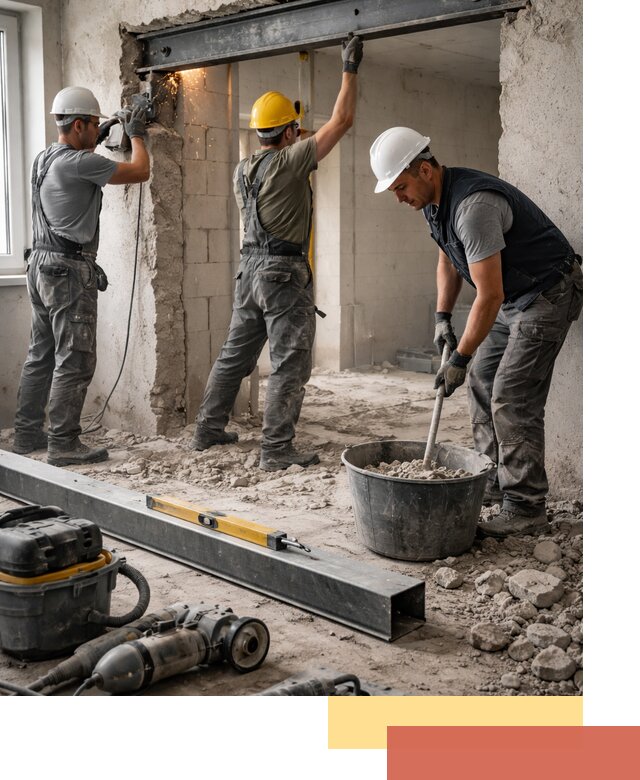 Создание проемов в стенах и несущих конструкциях в Острогожске