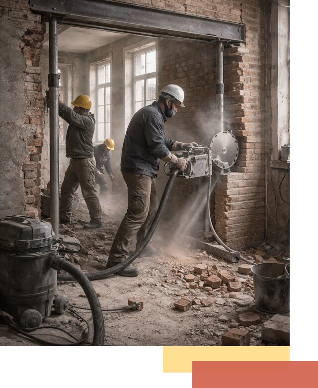 Прорезка проема в стене под дверной или оконный проем в Острогожске