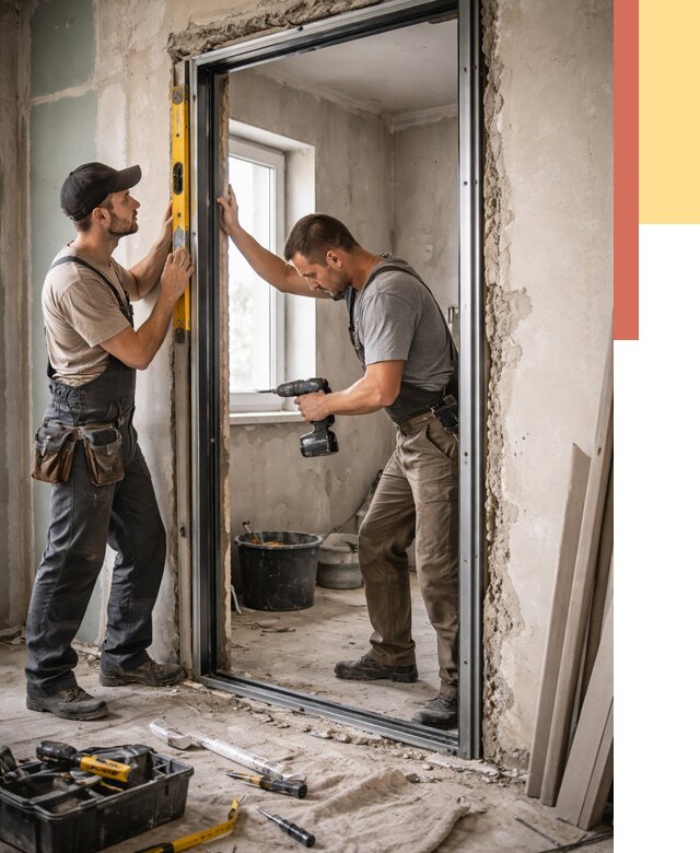 Закладка дверного проема в Острогожске от 3651 руб. — быстро и недорого | ОТДЕЛОЧНИК-Стг