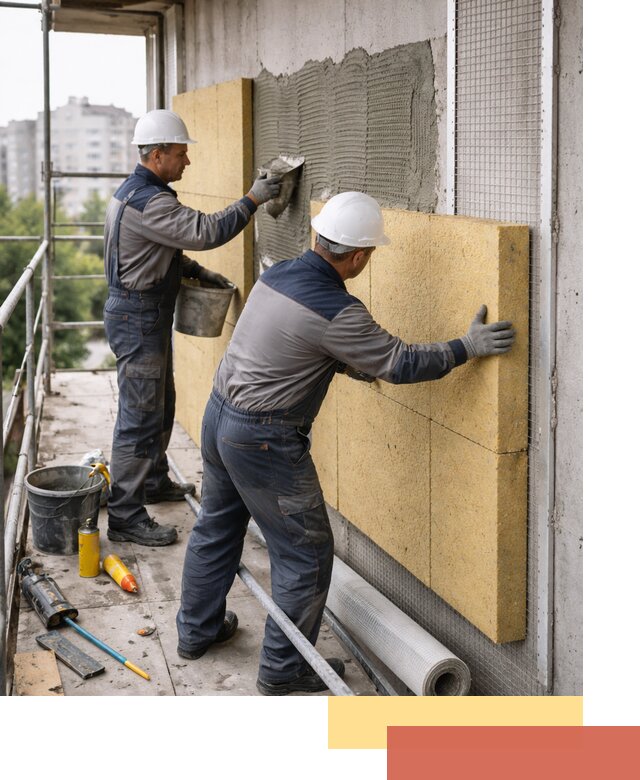 Утепление стен зданий и домов в Острогожске качественно и надежно