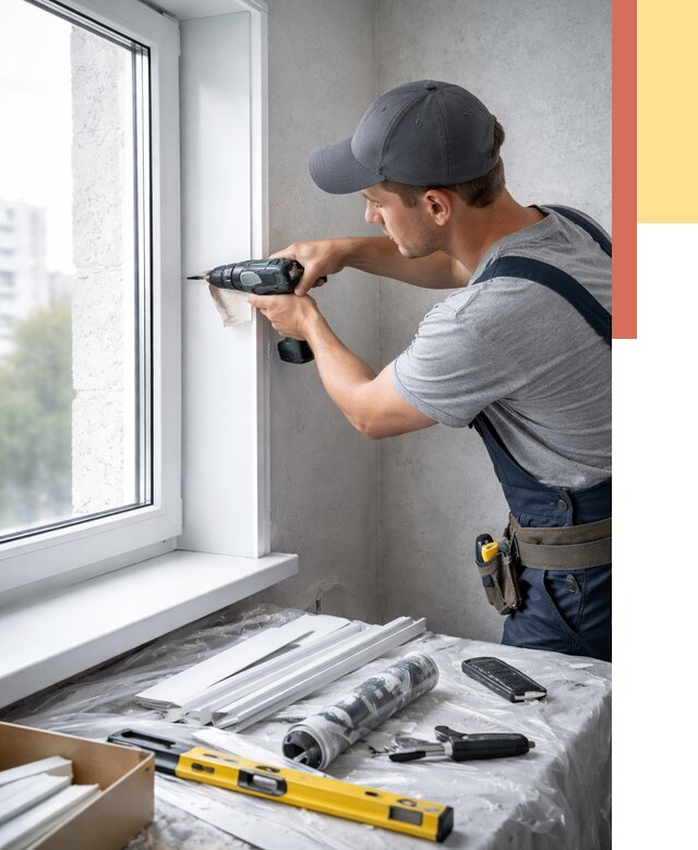 Установка пластиковых откосов в Острогожске от 2347 руб. | ОТДЕЛОЧНИК-Стг монтаж, быстро и недорого