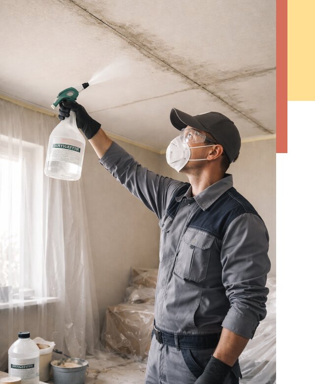 Антисептическая обработка потолка в Острогожске от 2608 руб. | ОТДЕЛОЧНИК-Стг