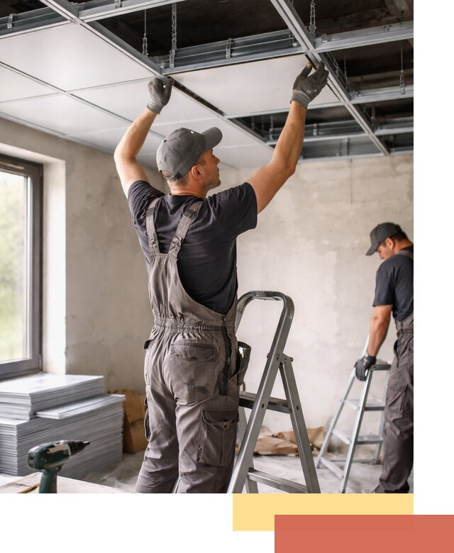 Монтаж кассетного потолка в Острогожске качественно и быстро