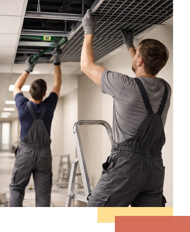 Монтаж потолка Грильято в Острогожске: установка под ключ качественно