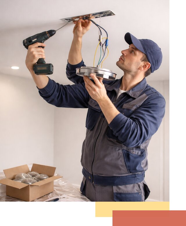 Установка люстры в натяжной потолок в Острогожске