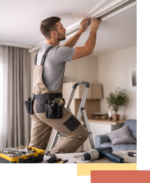 Ремонт натяжных потолков в Острогожске — качественно и оперативно