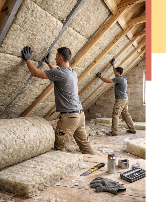 Утепление потолка минватой в Острогожске от 1512 руб. — быстро и недорого | ОТДЕЛОЧНИК-Стг