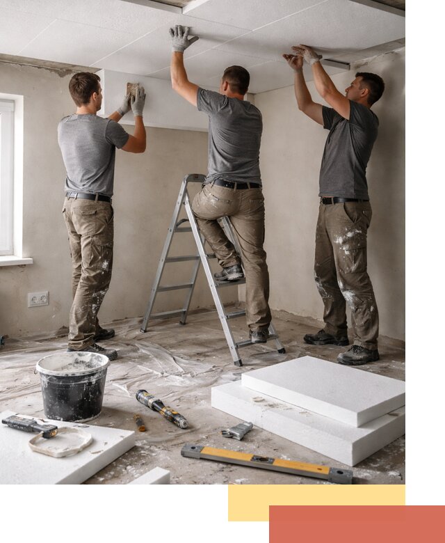 Утепление потолка пенопластом в Острогожске быстро и качественно