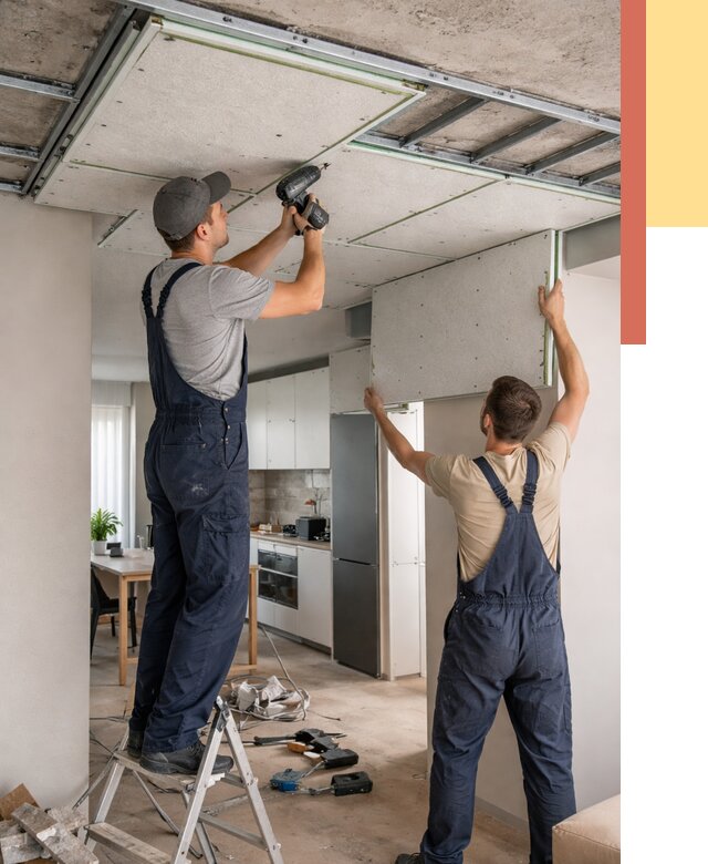 Шумоизоляция потолка панелями зипс в Острогожске от 1930 руб. под ключ | ОТДЕЛОЧНИК-Стг